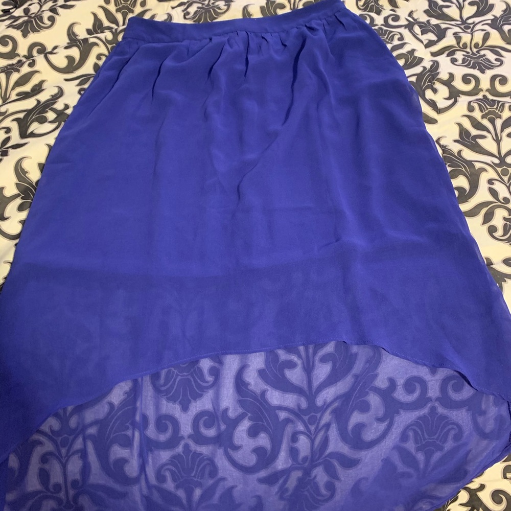High-low skirt